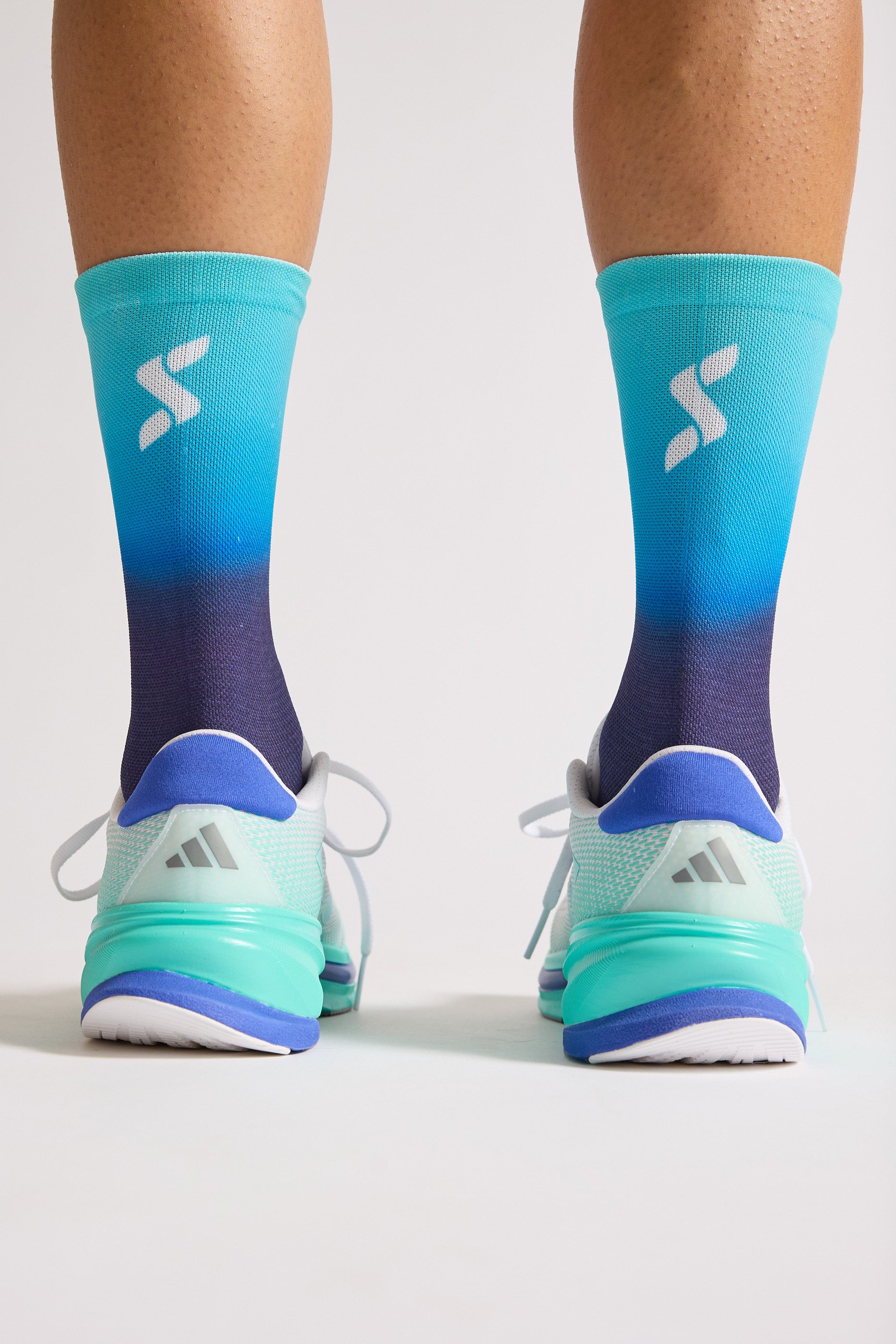PEACEMINUSONE - PEACEMINUSONE SOCKS ソックス sky blue スカイブルー Kids Sky Blue Socks - Socks n Socks